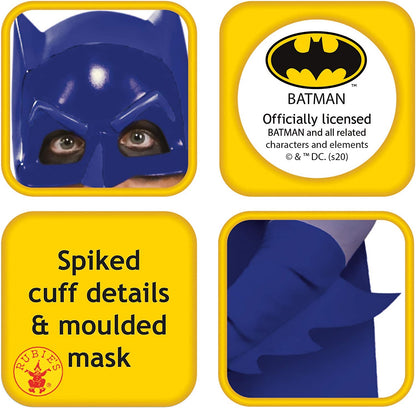 Rubie's Official Batman, Adults Costume - Small, Blue