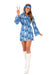 Bristol Novelty Flower Power Hippie Girl Costume