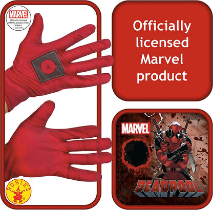 DELUXE FIBER FILLED DEADPOOL COSTUME - FANCY DRESS COSTUME (SIZE: XL)