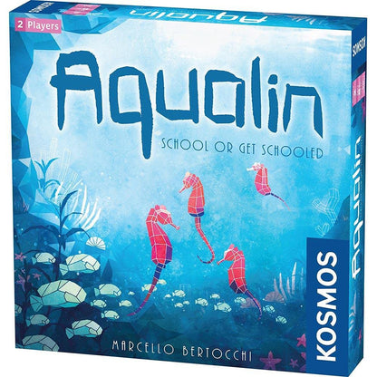 Thames & Kosmos Aqualin Beautiful 2 Player Strategy Board Game Kosmos Games Ages 8 and Up Quality Plastic Tiles Beautiful Artwork