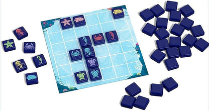 Thames & Kosmos Aqualin Beautiful 2 Player Strategy Board Game Kosmos Games Ages 8 and Up Quality Plastic Tiles Beautiful Artwork