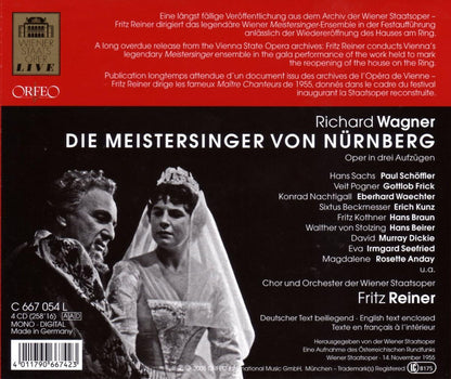 Die Meistersinger Von Nurnberg (Reiner, Vienna State Opera)