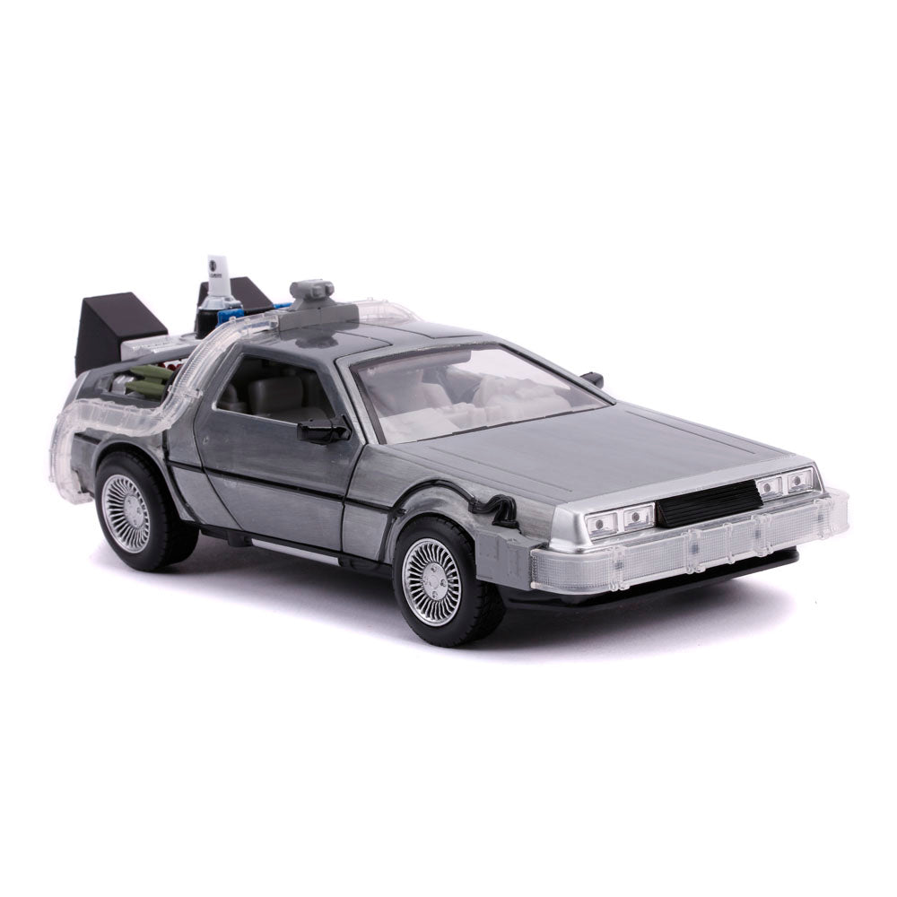 Jada 253255021 Time Machine Back to the Future 2 1:24 DLorean 2 Delorean, Multi-Coloured