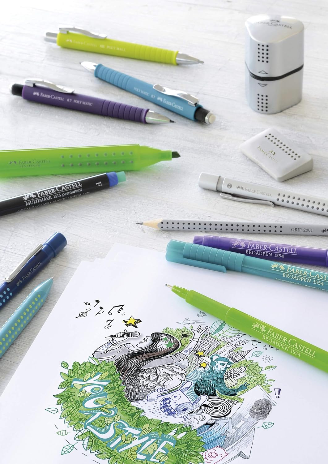 Faber-Castell Poly Matic 0.7mm Mechanical Pencil - Black
