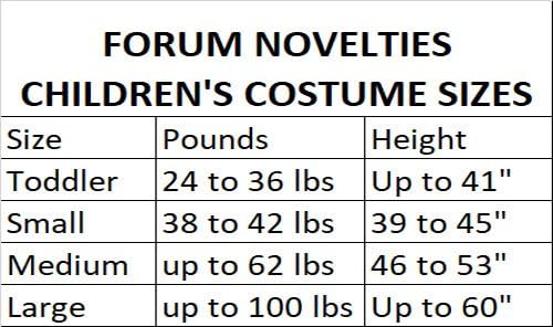 Forum X75184 Skeleton Bride Child Costume, White/Grey, Small