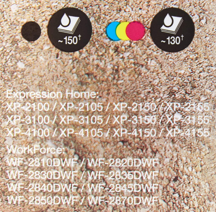 Epson Stella Marina Serie 603, Cartucce per Stampante Getto d'Inchiostro, Multipack 4 Colori Nero, Ciano, Magenta, Giallo, Formato Standard, Stampe Affidabili Basso Costo fino 150 Pagine