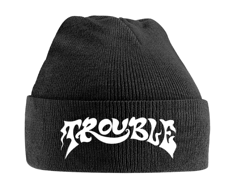 Trouble 'Logo' (Black) Beanie Hat