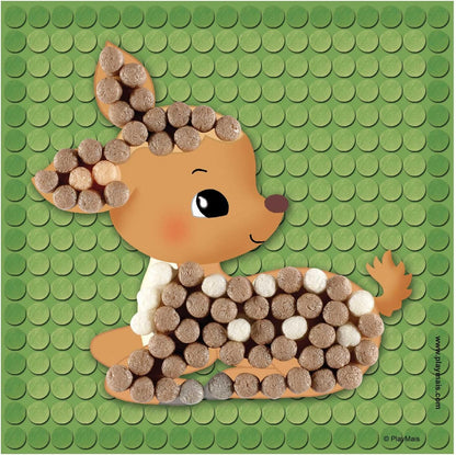 Play Corn 160280 – Card Set Mosaic Little Forest – Craft Kit
