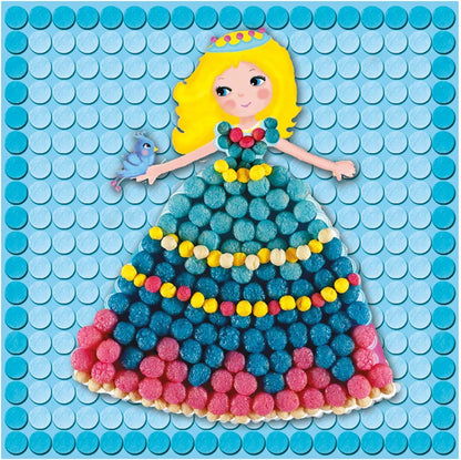PlayMais 160197 - Kaartenset Mosaic Dream Princess, Knutselset