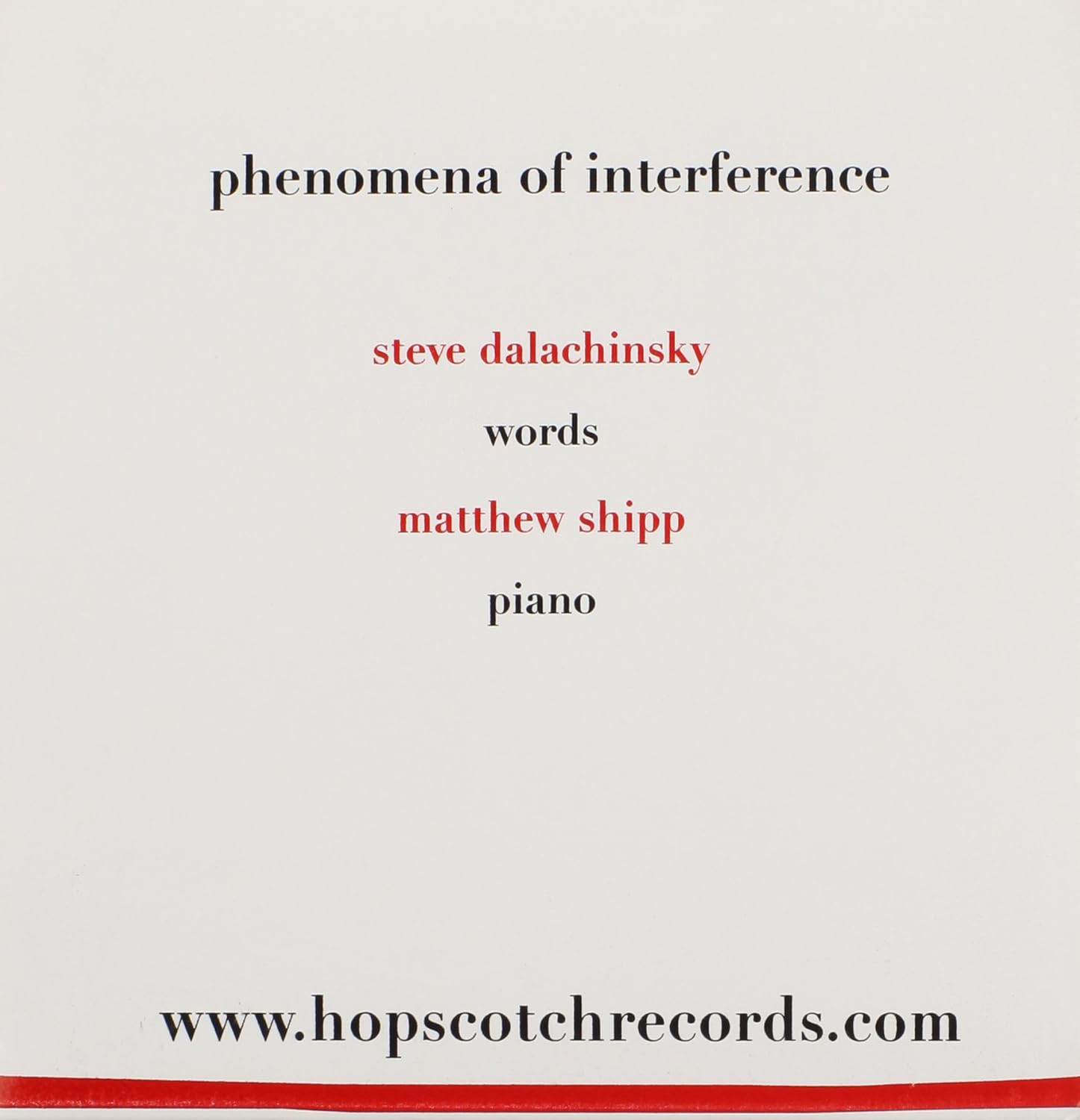 Phenomena Of Interference
