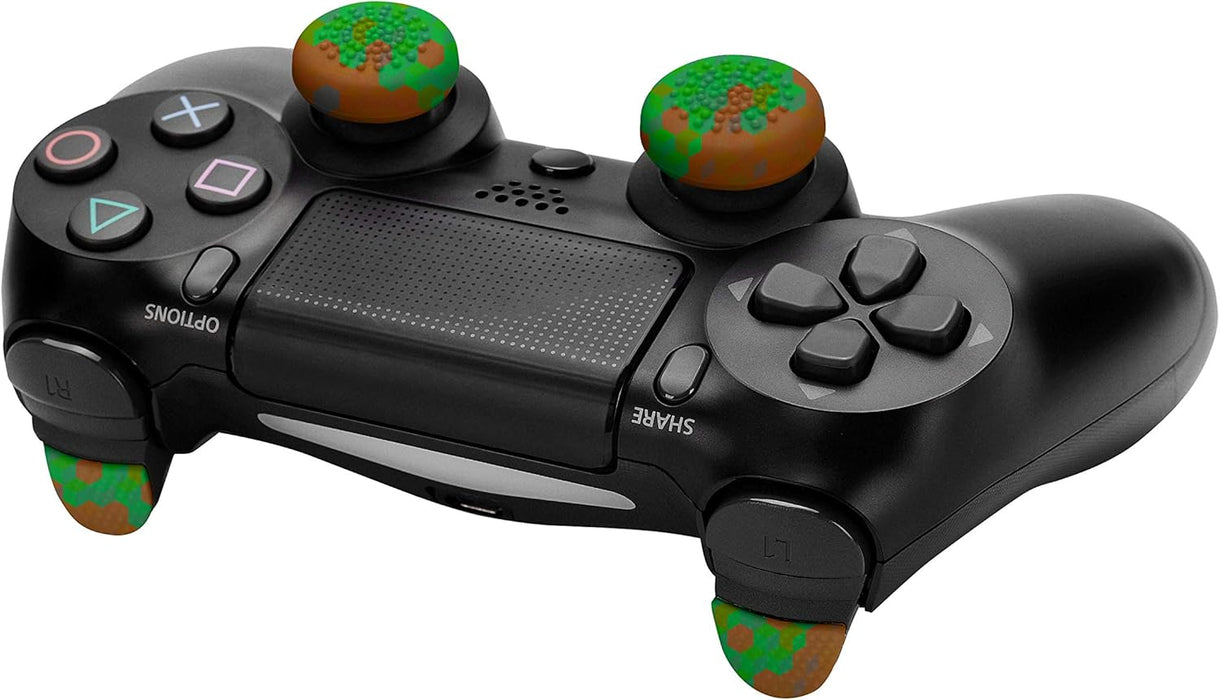 Gioteck Megapack TGMPPS4-11-MU- Tappi Pulsanti in Silicone, Copertura Joystick PS4, Antiscivolo per Controller, Protezione per Controller PS4, 4 Paia, Colori Misti, Classics, PlayStation 4