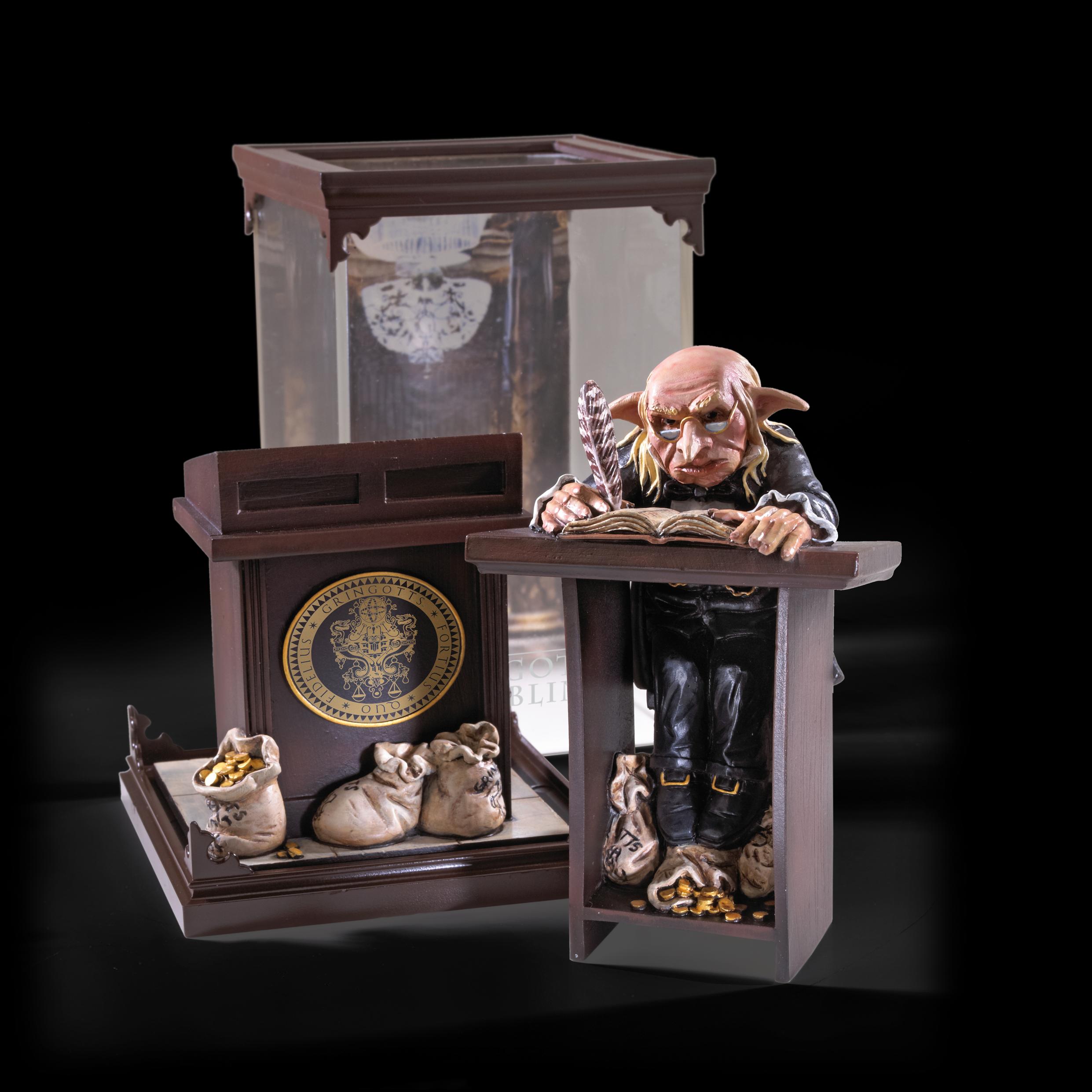 The Noble Collection - Magical Creatures Gringotts Goblin - Hand-Painted Magical Creature #10 - Officially Licensed Harry Potter Toys - Collectable Figures - For Kids & Adults