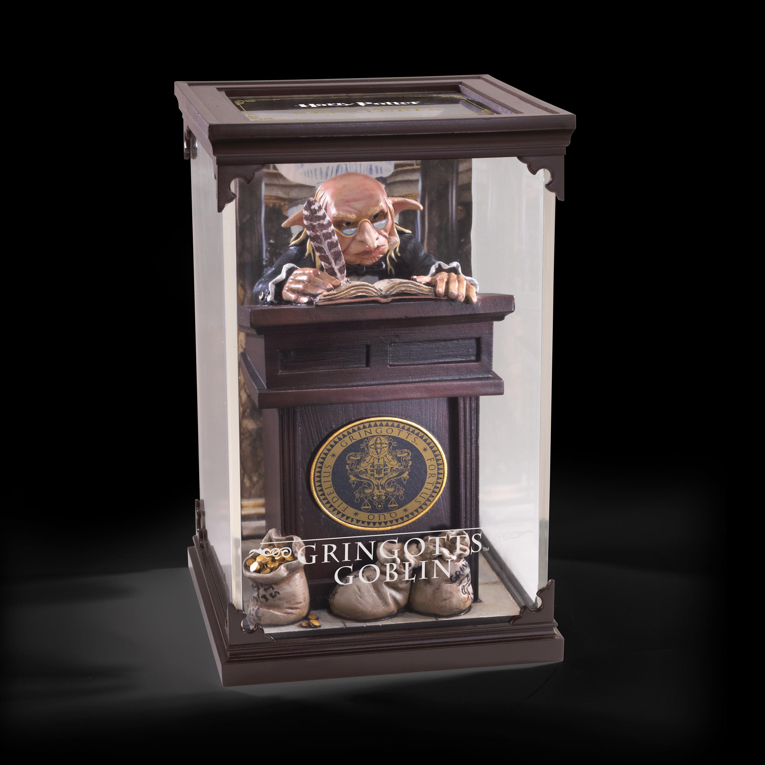 The Noble Collection - Magical Creatures Gringotts Goblin - Hand-Painted Magical Creature #10 - Officially Licensed Harry Potter Toys - Collectable Figures - For Kids & Adults