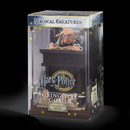 The Noble Collection - Magical Creatures Gringotts Goblin - Hand-Painted Magical Creature #10 - Officially Licensed Harry Potter Toys - Collectable Figures - For Kids & Adults