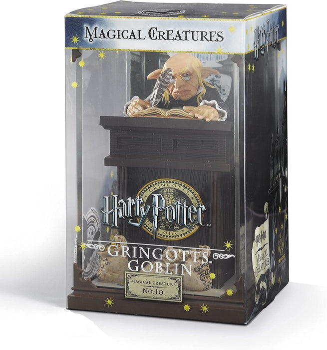 The Noble Collection - Magical Creatures Gringotts Goblin - Hand-Painted Magical Creature #10 - Officially Licensed Harry Potter Toys - Collectable Figures - For Kids & Adults