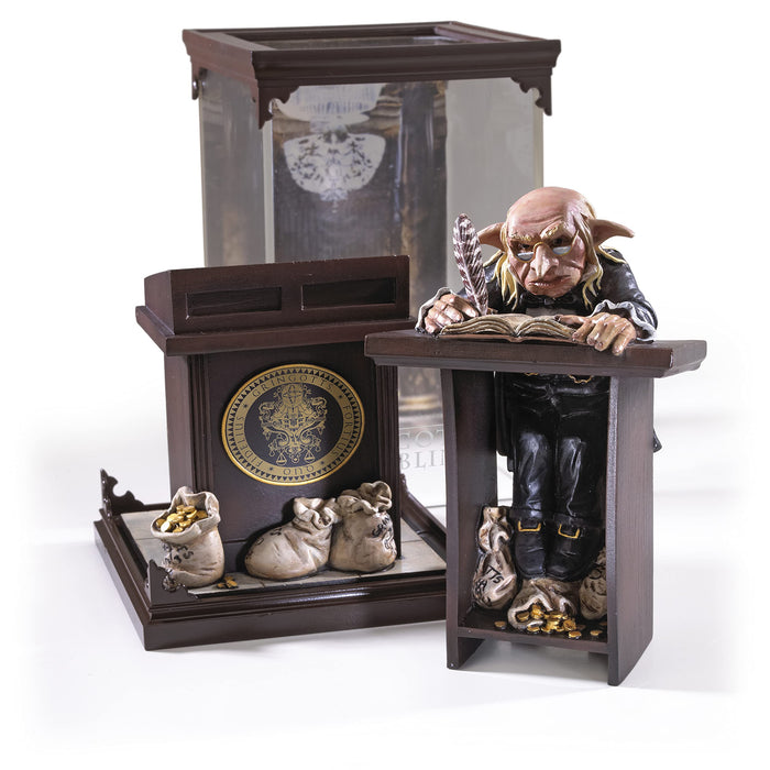 The Noble Collection - Magical Creatures Gringotts Goblin - Hand-Painted Magical Creature #10 - Officially Licensed Harry Potter Toys - Collectable Figures - For Kids & Adults