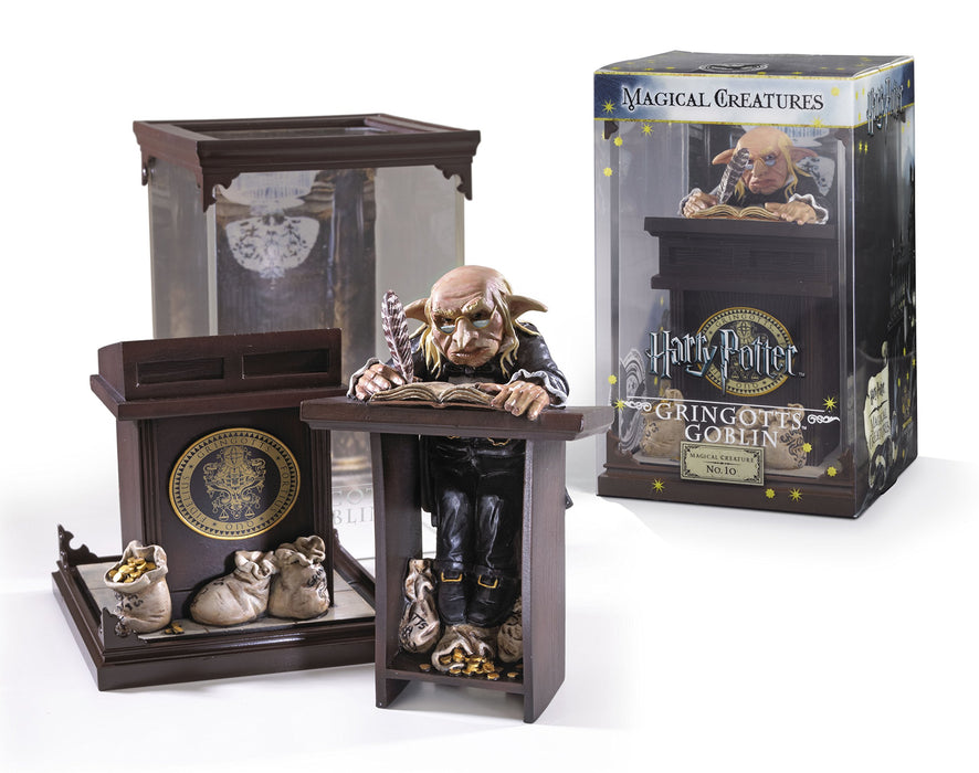 The Noble Collection - Magical Creatures Gringotts Goblin - Hand-Painted Magical Creature #10 - Officially Licensed Harry Potter Toys - Collectable Figures - For Kids & Adults