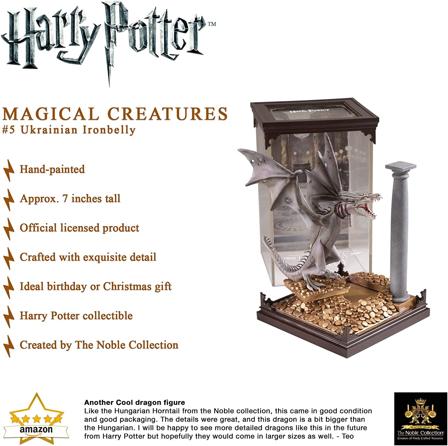 The Noble Collection, di Creature Magiche-Ironbelly Ucraino, multicolor, (NN7670