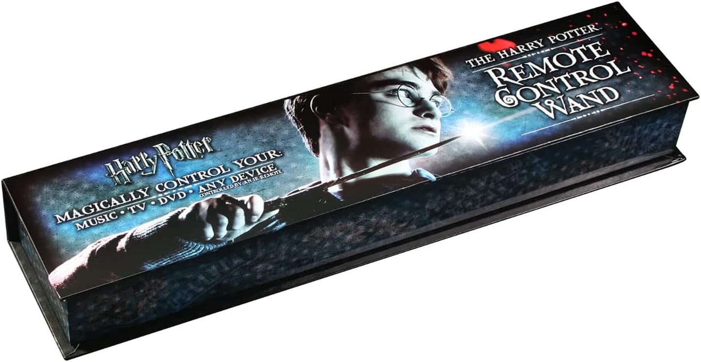 The Noble Collection Harry Potter Remote Control Wand - 13.5in (34cm) Programmable Infrared Remote Control - Officially Licensed Film Set Movie Props Wands Gifts