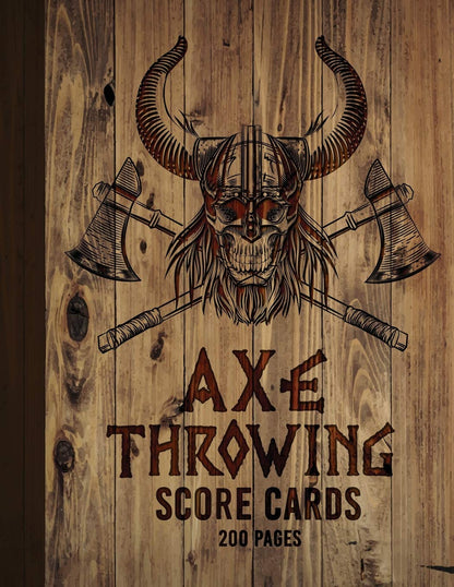 Throwing Axe Score Cards - 200 Pages