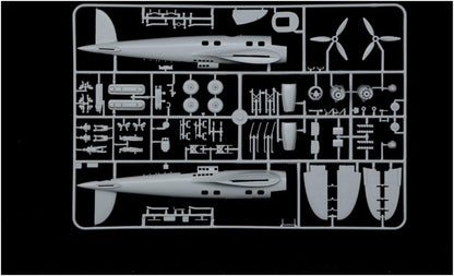 Italeri 1436S 1:72 Heinkel HE-111H-6, Faithful Replica, Model Making, Crafts, Hobbies, Gluing, Plastic Construction kit, Assembly