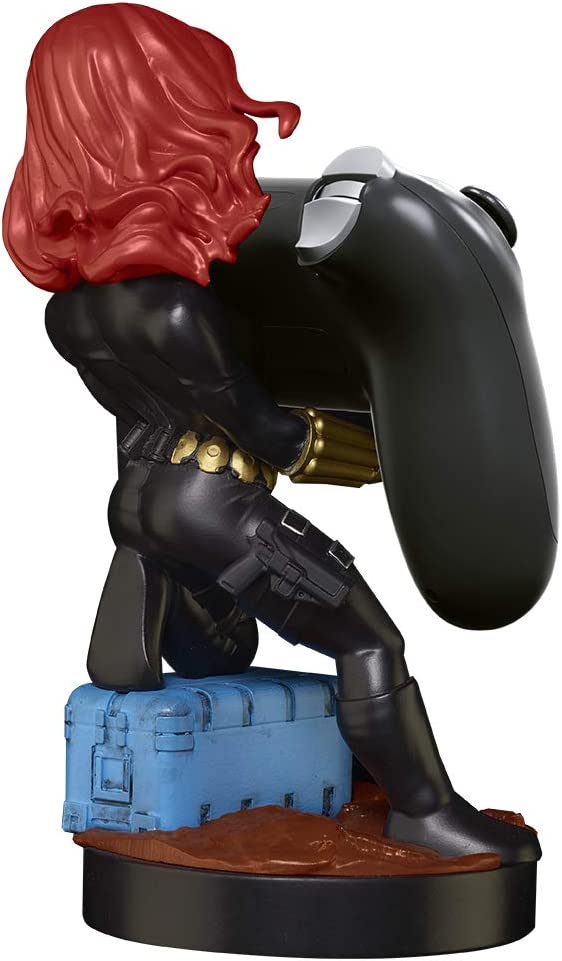 Cable Guys - Marvel Avengers Black Widow Gaming Accessories Holder & Phone Holder for Most Controller (Xbox, Play Station, Nintendo Switch) & Phone