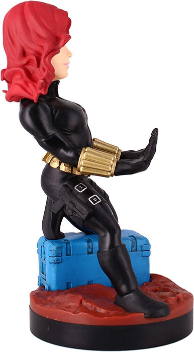 Cable Guys - Marvel Avengers Black Widow Gaming Accessories Holder & Phone Holder for Most Controller (Xbox, Play Station, Nintendo Switch) & Phone