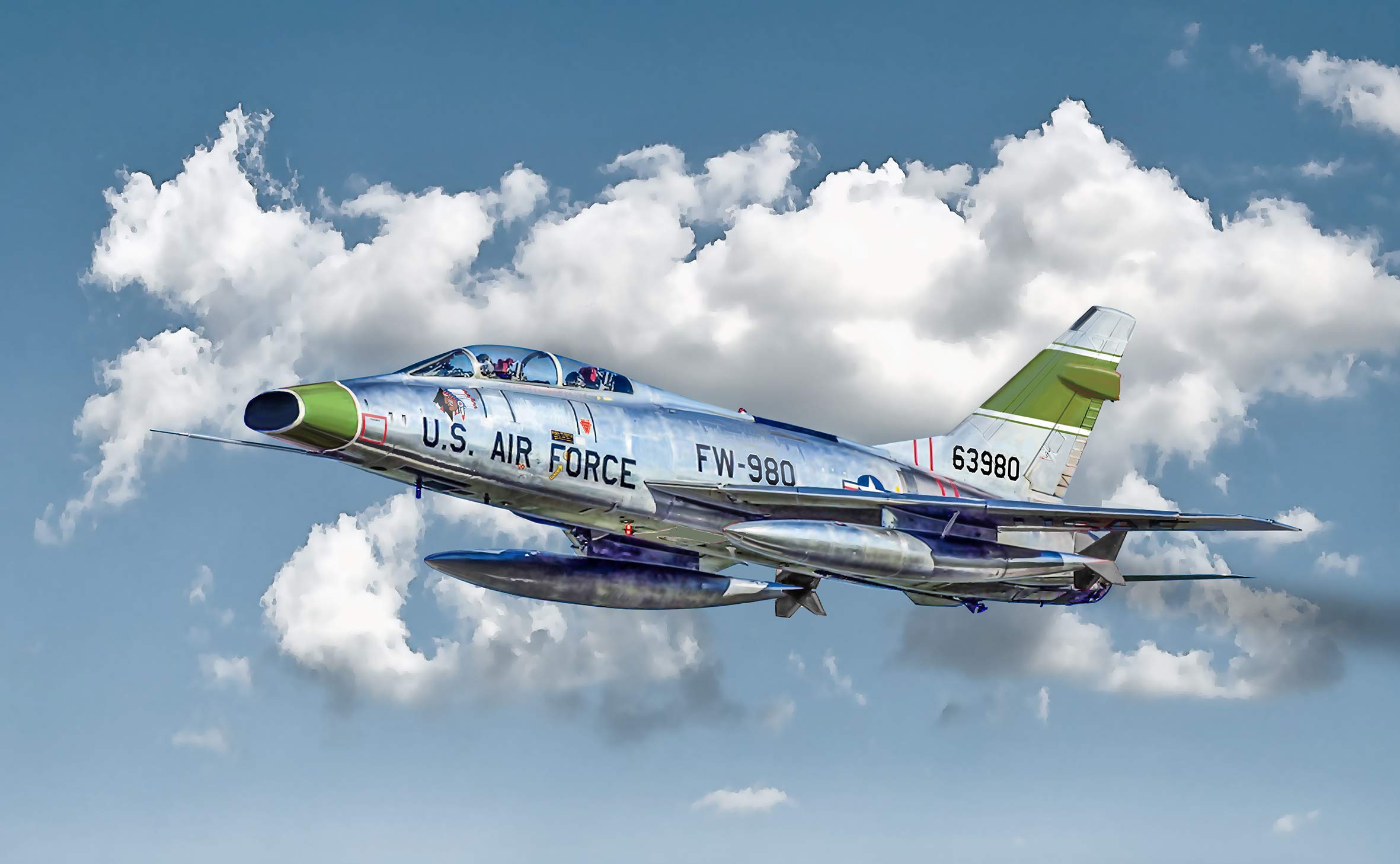 Italeri - F-100f Super Sabre 1:72