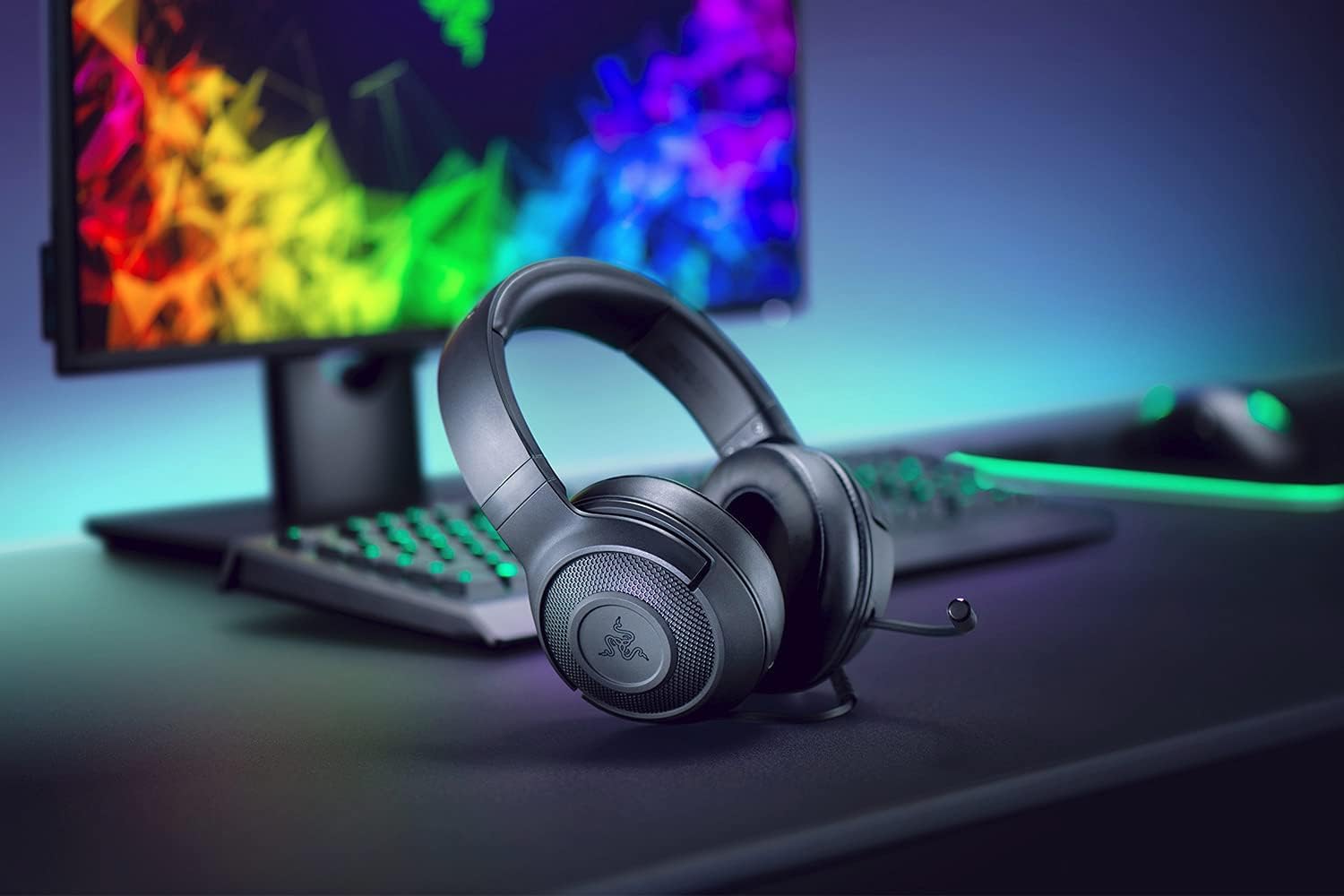 Razer Kraken X Lite Headset Wired Head-Band Gaming Black, W128262787 (Head-Band Gaming Black)