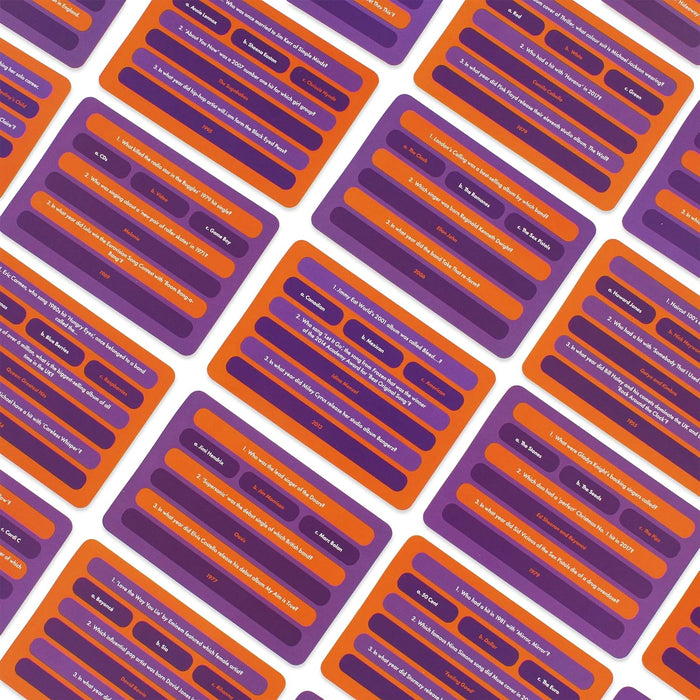 Ginger Fox Popmaster Greatest Hits Quiz Card Game - Put Your Musical Knowledge To The Test In This Pop Themed Trivia Game