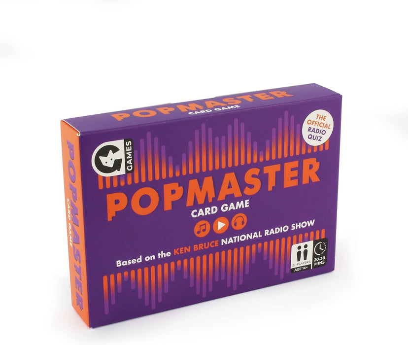 Ginger Fox Popmaster Greatest Hits Quiz Card Game - Put Your Musical Knowledge To The Test In This Pop Themed Trivia Game