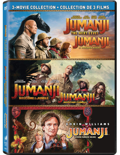 Jumanji (1995) / Jumanji: The Next Level / Jumanji: Welcome to the Jungle - Set (Bilingual)