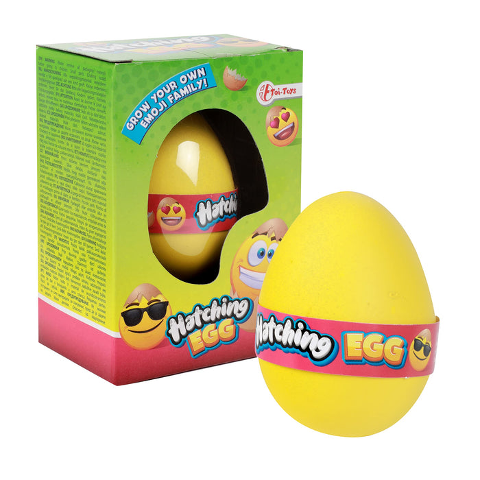 Unbekannt Toi-Toys 1x Growing Smiley Egg Smiley Egg Hatching Smiley Face in Box