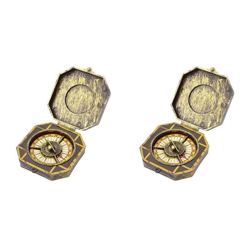 Bristol Novelty BA1315 Pirate Compass for Fancy Dress, Unisex-Adult, One Size