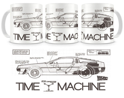 SD TOYS BACK TO THE FUTURE TIME MACHINE BACK TO THE FUTURE CERAMIC MUG