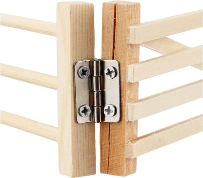 Kids Globe 610667 - Meadow Fence scale 1:32, matches 6-piece Siku,Beige