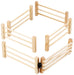 Kids Globe 610667 - Meadow Fence scale 1:32, matches 6-piece Siku,Beige