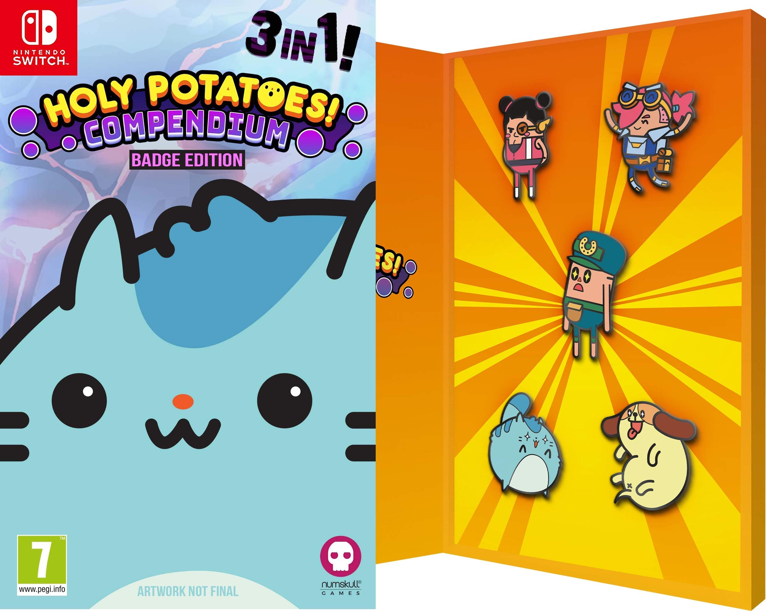 Holy Potatoes Compendium Badge Collector's Edition (Nintendo Switch) Switch Badge Edition