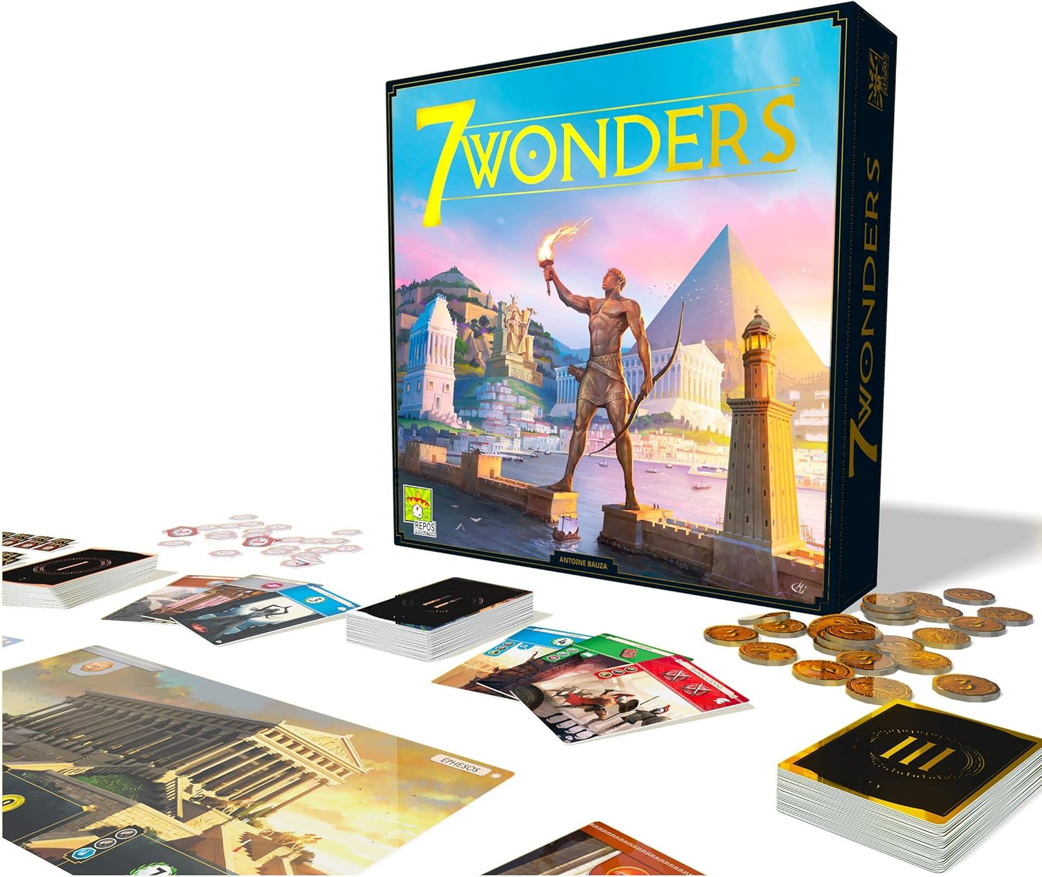 7 Wonders V2 - Boardgame (Nordic) (REPSEVSCAN