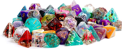 Metallic Dice Games Pound of Assorted Premium Resin Dice