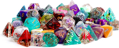 Metallic Dice Games Pound of Assorted Premium Resin Dice