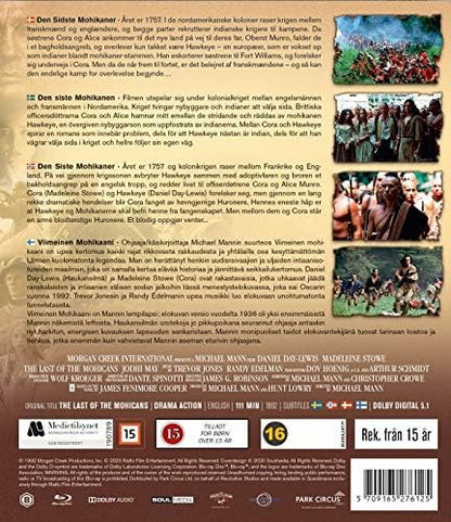 The Last of the Mohicans Blu Ray