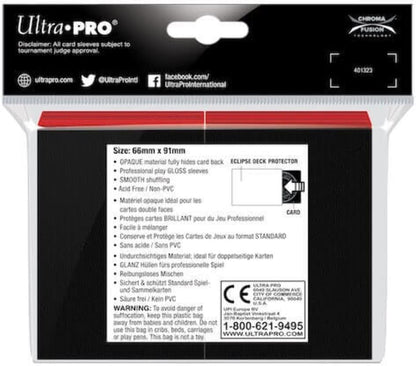 Ultra Pro E-15604 Eclipse Gloss Standard Sleeves (100 Pack