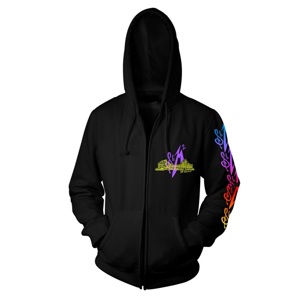 METALLICA - S&M2 ANNIVERSARY BLACK Hooded Sweatshirt with Zip Small