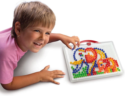 Quercetti 0952 - mozaïek-steekspel Fanta Color Large, 270 stekker 10 mm