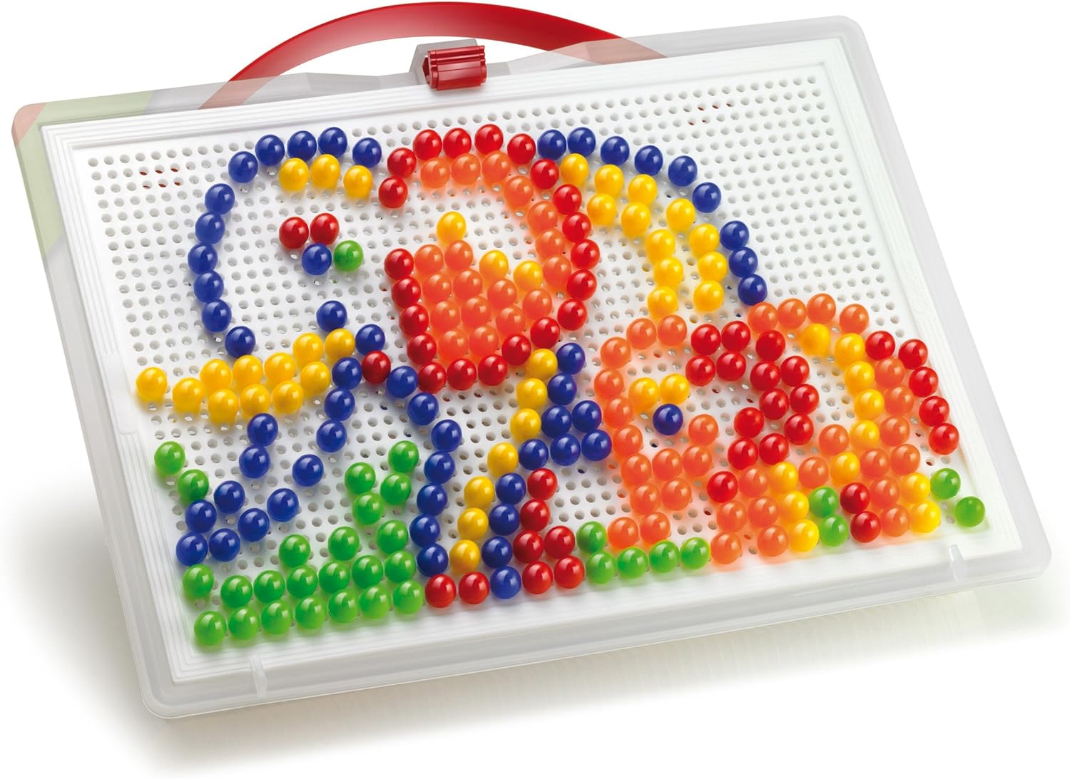 Quercetti 0952 - mozaïek-steekspel Fanta Color Large, 270 stekker 10 mm