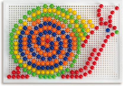 Quercetti 0952 - mozaïek-steekspel Fanta Color Large, 270 stekker 10 mm