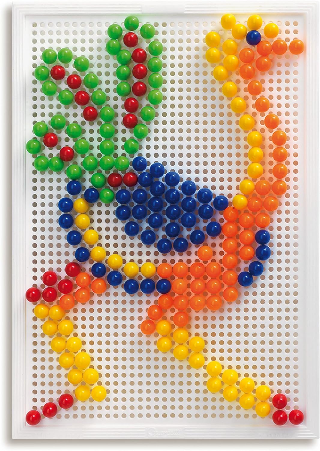 Quercetti 0952 - mozaïek-steekspel Fanta Color Large, 270 stekker 10 mm