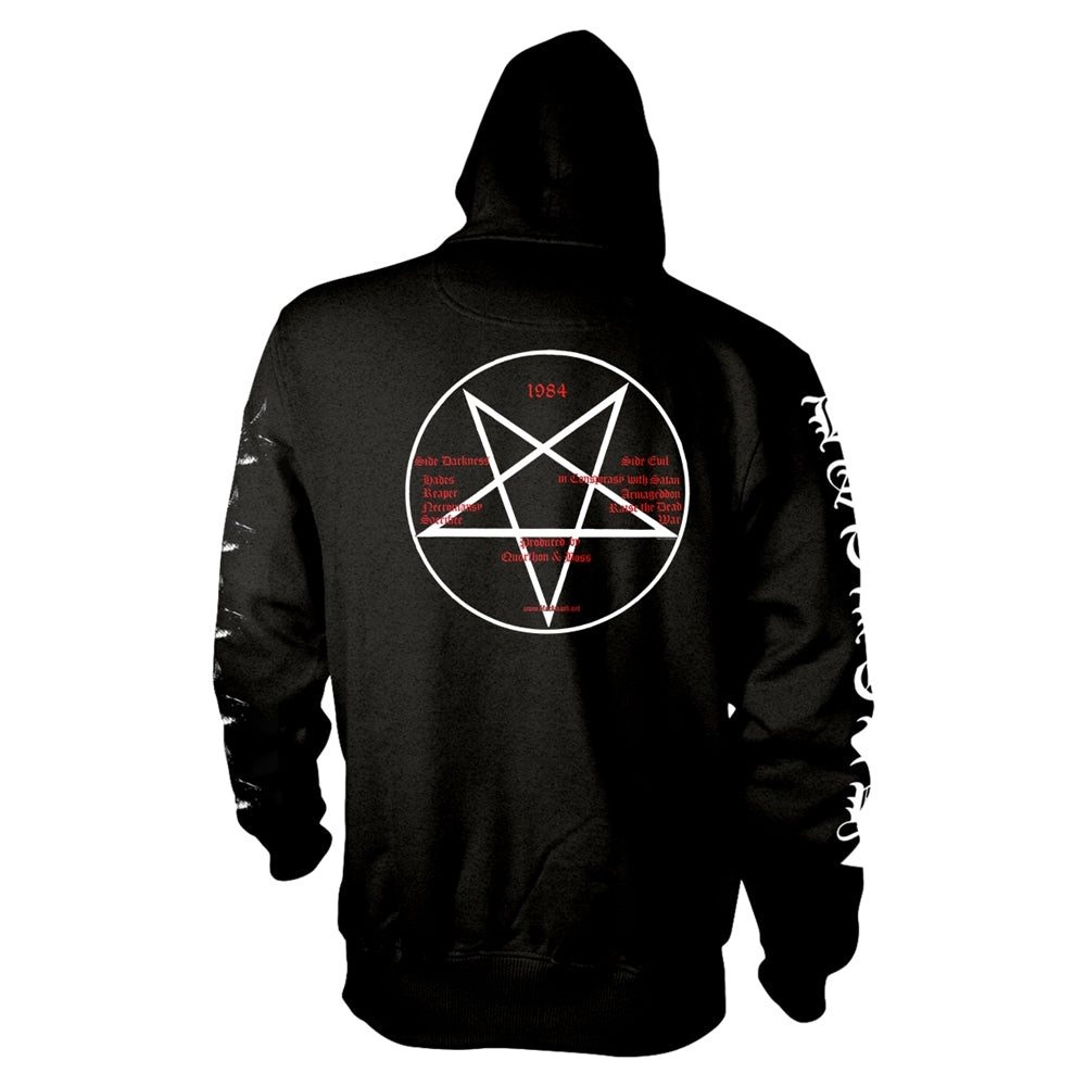 MAYHEM - DE MYSTERIIS DOM SATHANAS BLACK Hooded Sweatshirt with Zip XX-Large