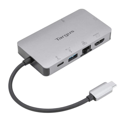 Targus USB-C Alt Mode Single Video 4K HDMI/VGA Adapter, Ethernet, 2 x USB-A with 100W Power Delivery Pass-Thru (DOCK419EUZ